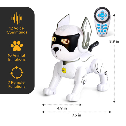 Top Race Robot Dog in adventure mode promoting active, imaginative play.