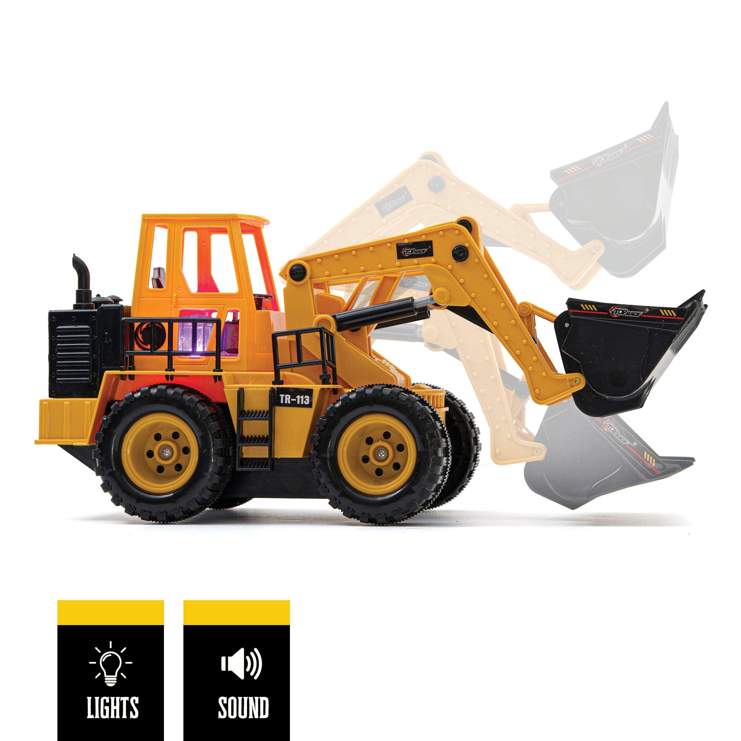 Top Race TR-113 durable-construction-toy emphasizes sturdy build for outdoor-ready operation.