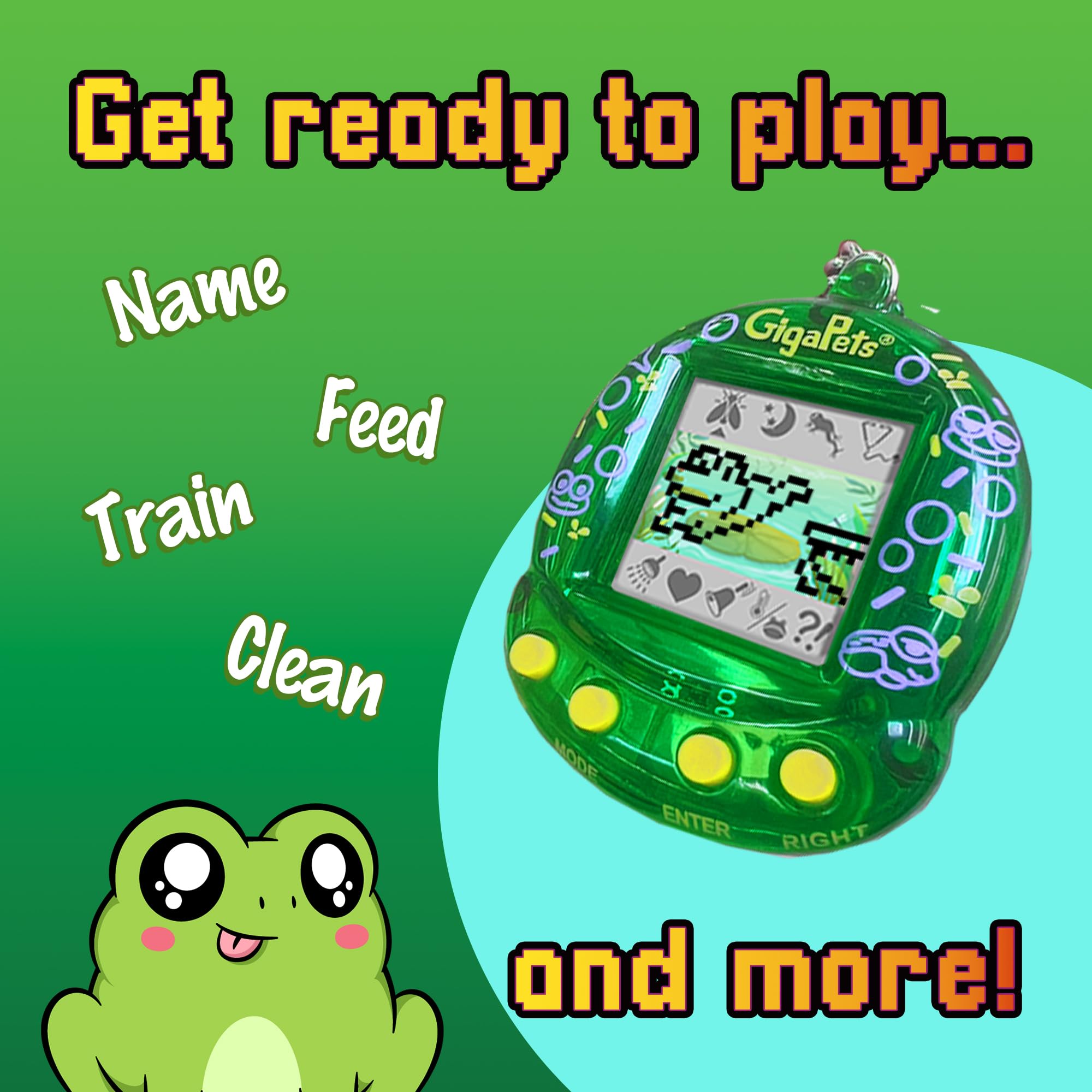 Top Secret Toys Giga Pet Floppy Frog surprise evolution adds excitement.