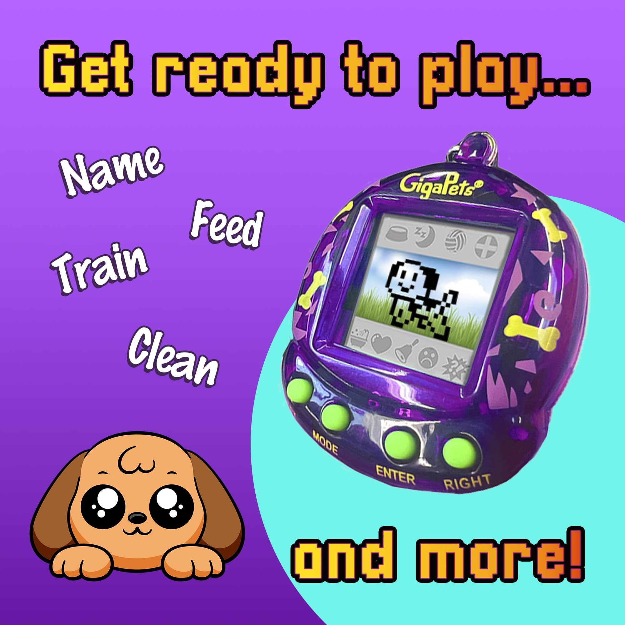 Top Secret Toys Giga Pets portable toy supports on-the-go play and care.