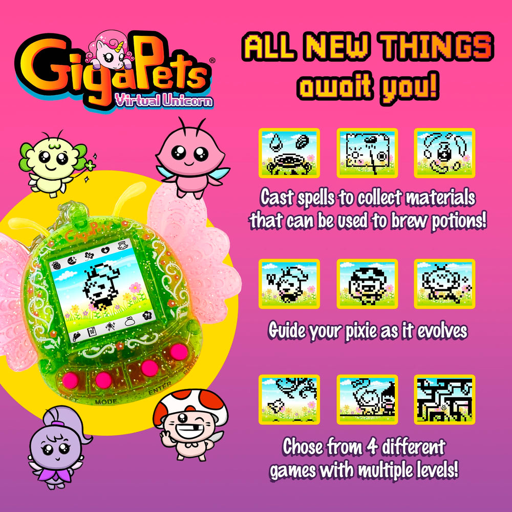 Top Secret Toys Giga Pets introduce magic with weather spells and potion crafting
