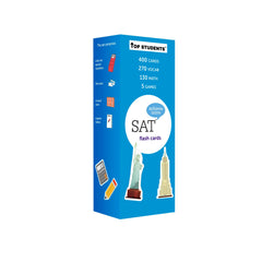 TOP STUDENTS SAT Flash Cards cover for quick review during study sessions