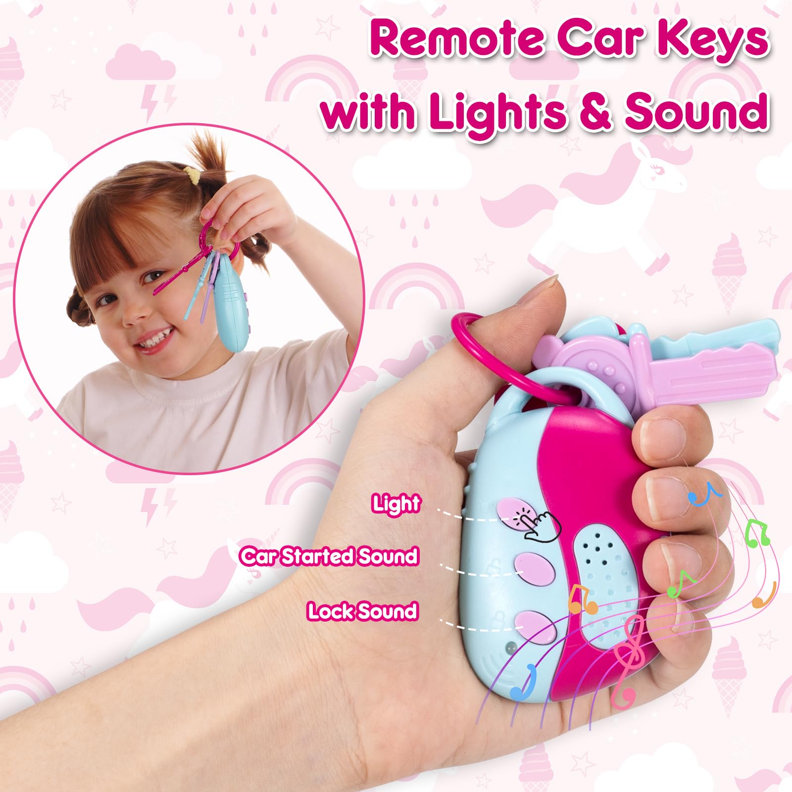 TopBeths Play Purse makeup set delivers mess-free pretend cosmetics for safe fun.