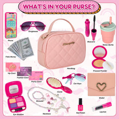 TopBeths Play Purse wallet with pretend items sparks storytelling on the go.