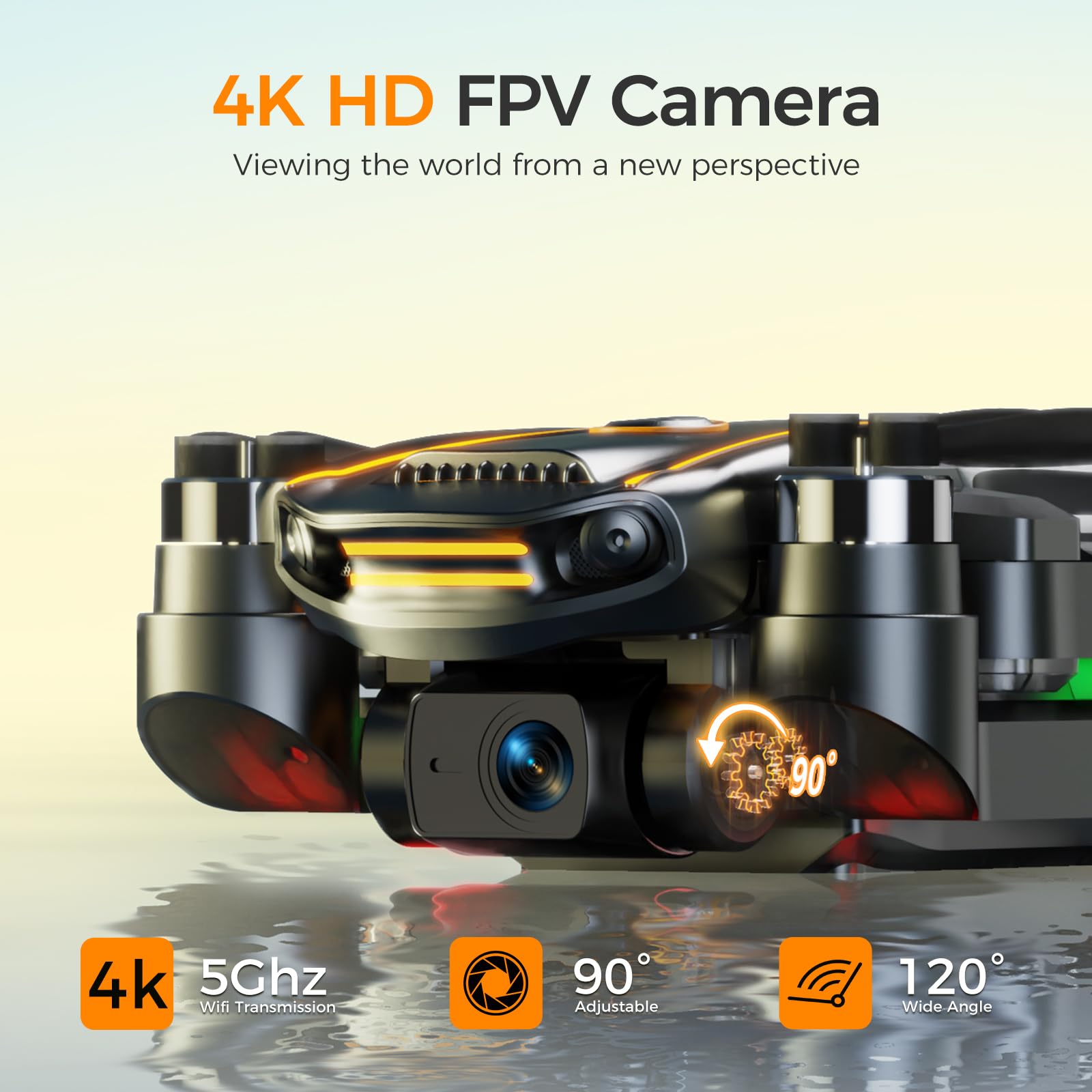 TOPBLASTERBOX drone controller with built in HD screen for real time FPV.
