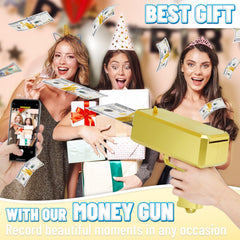 Topchild money gun loading cash depot for quick, clean bursts.