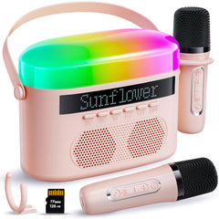 TopChoice karaoke machine with dual speakers delivering rich, room-filling sound for parties