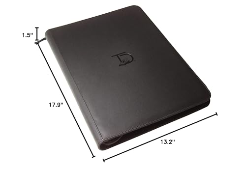 TopDeck binder closes securely to protect card pages.