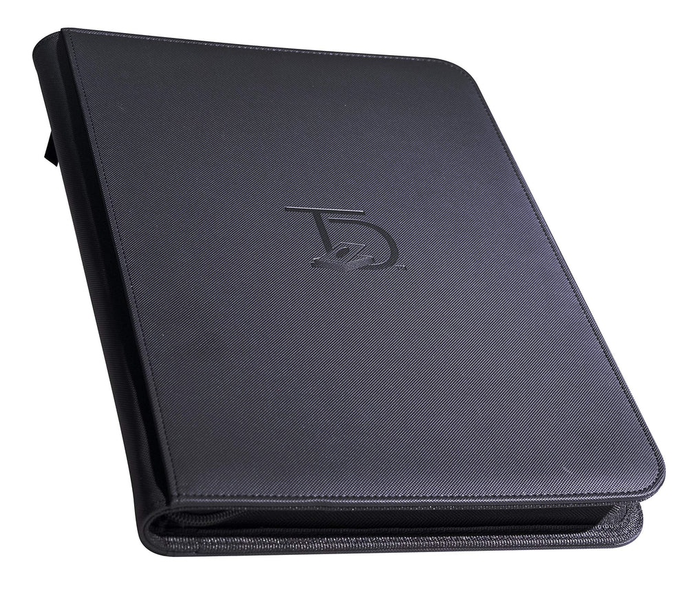 TopDeck binder open showing nine pockets for organized card storage.