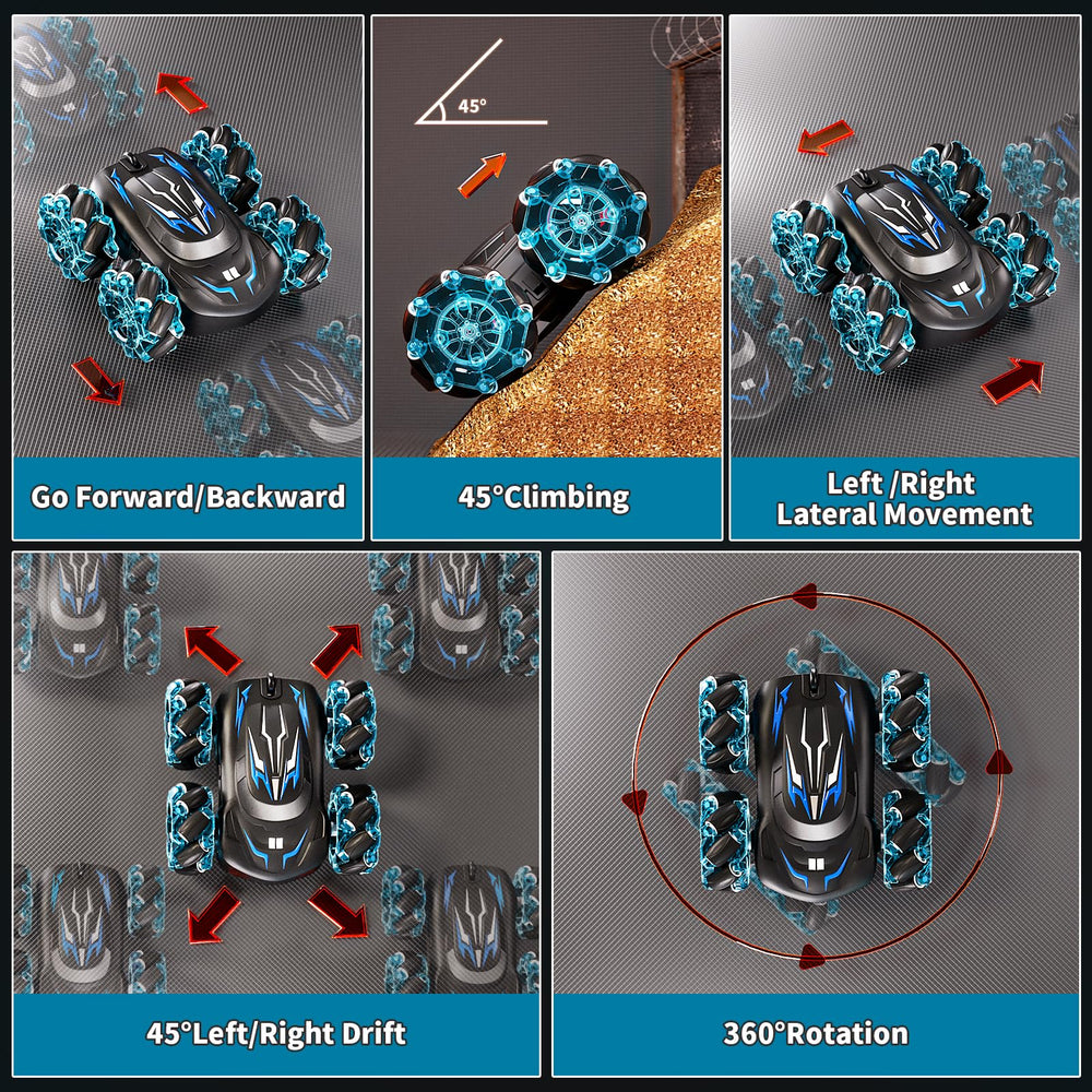 TOPMVP blue gift packaging RC car includes batteries ready to gift