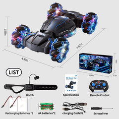 TopMVP blue 4WD stunt car as a birthday gift option