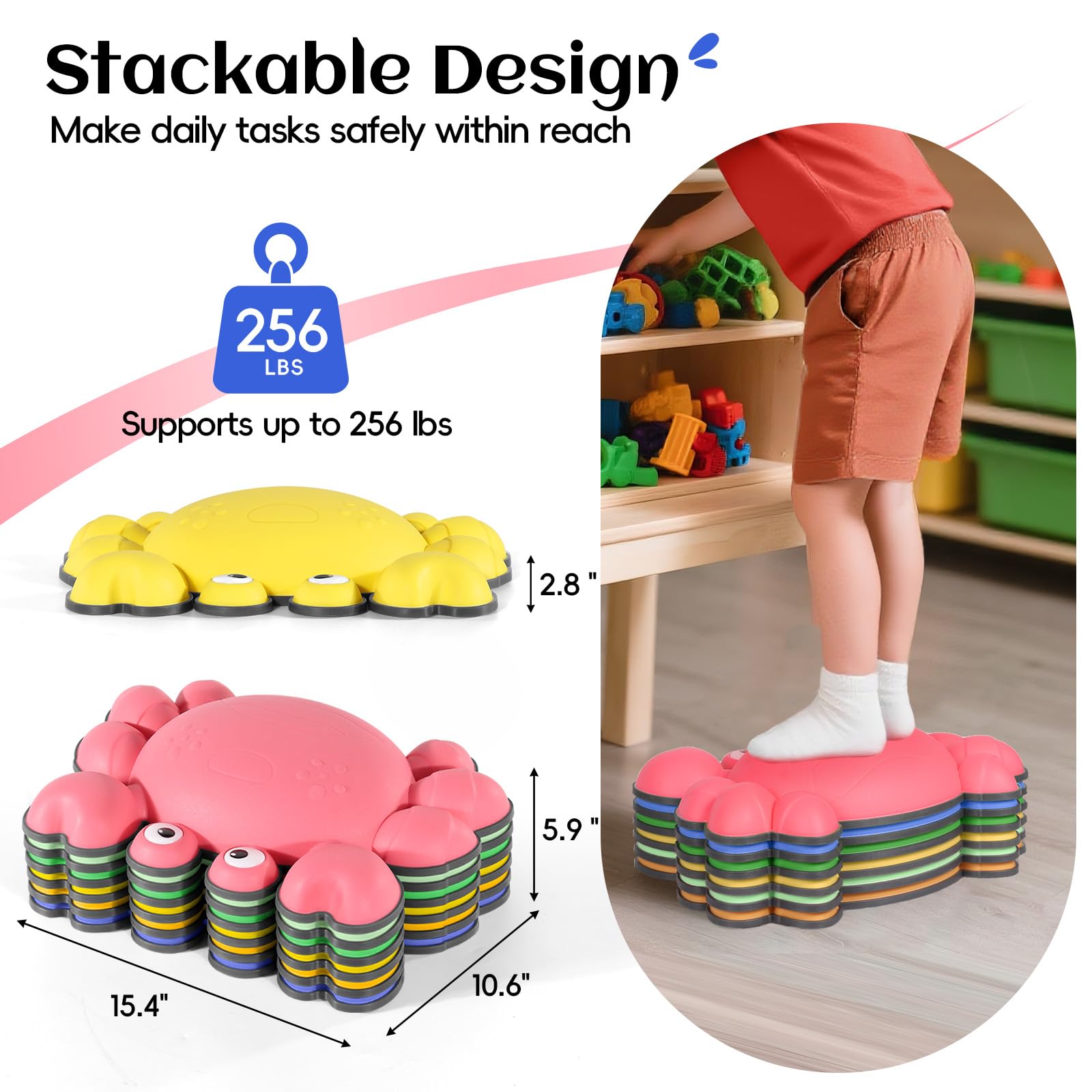 TOPNEW Multiway play setup encourages imagination and physical activity in a portable kit