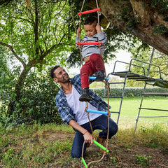 TOPNEW rope ladder holds up to 230 lbs for adults and kids.