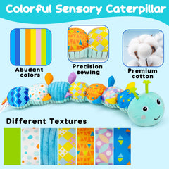 Topsochir crinkle texture pages provide varied tactile stimulation