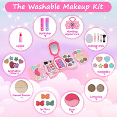 Topsolid Bow Bag keeps the makeup set organized for on-the-go dress-up.