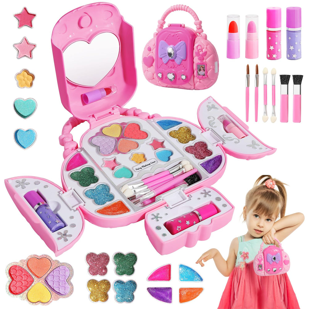 Topsolid Kids Makeup Kit with Mirror for imaginative play and pretend beauty