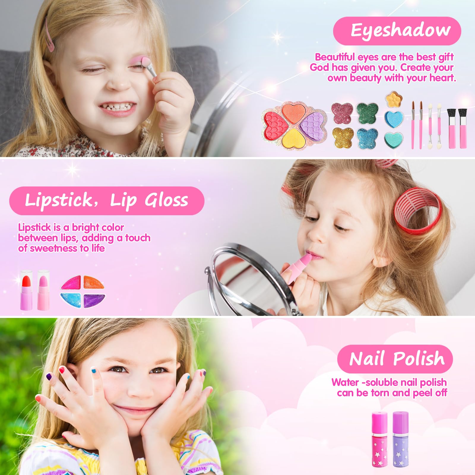 Topsolid Nail Polish Bottles washable dyes for mess-free pretend manicures
