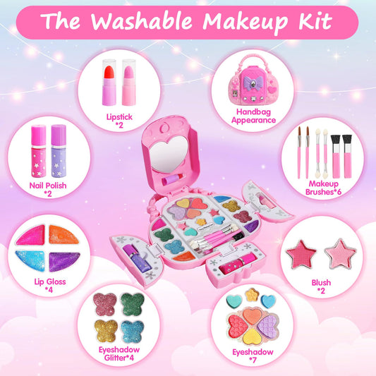 Topsolid Washable Makeup Set easy cleanup after colorful pretend sessions