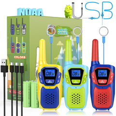 Topsung walkie talkies front view, compact family-friendly design for easy everyday connectivity.