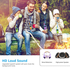 Topsung walkie talkies gift packaging, ideal holiday gift for family adventures.
