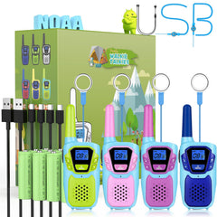 Topsung pink family walkie-talkies ideal for group play and bonding