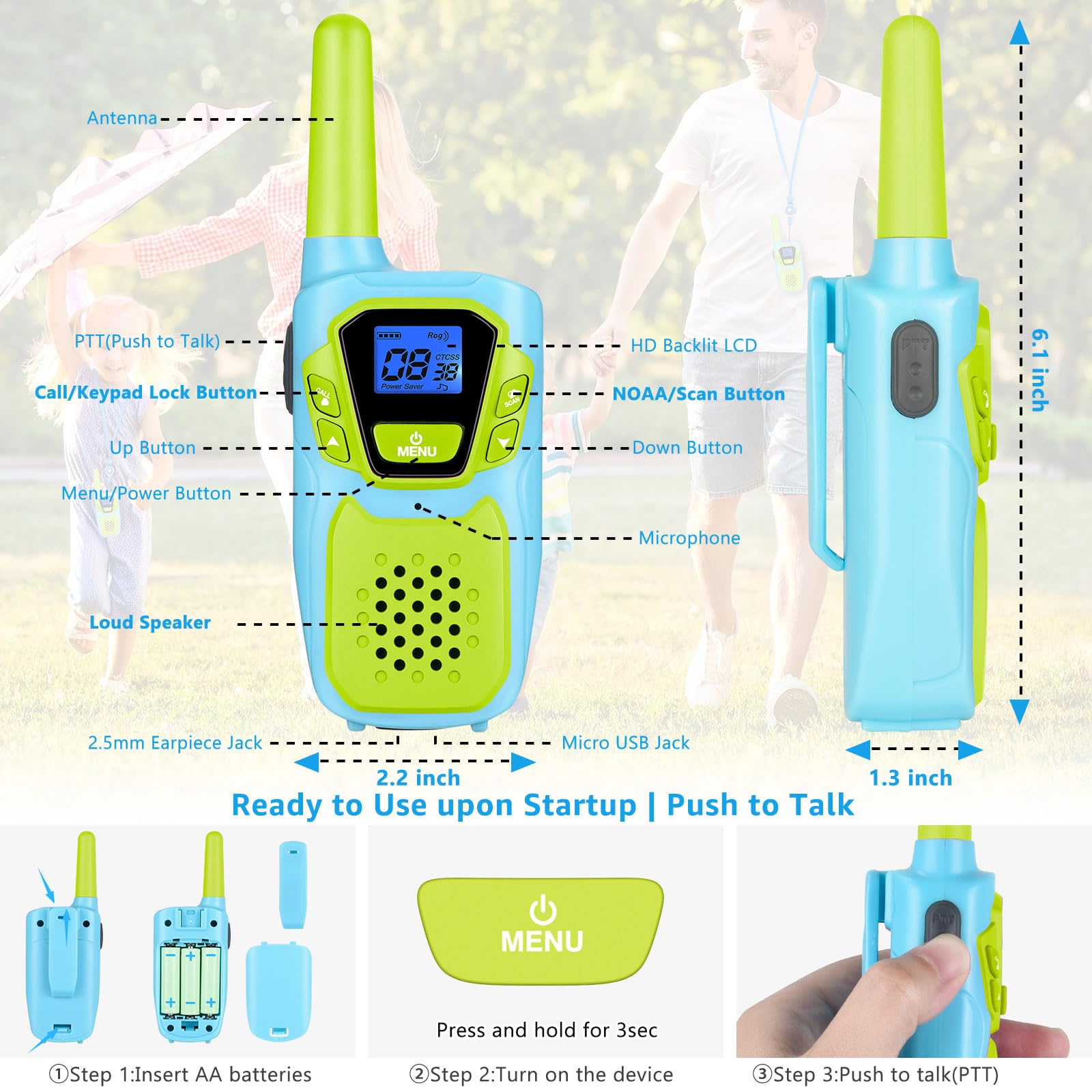 Topsung walkie talkies kids using, ideal for outdoor play and reliable team coordination.