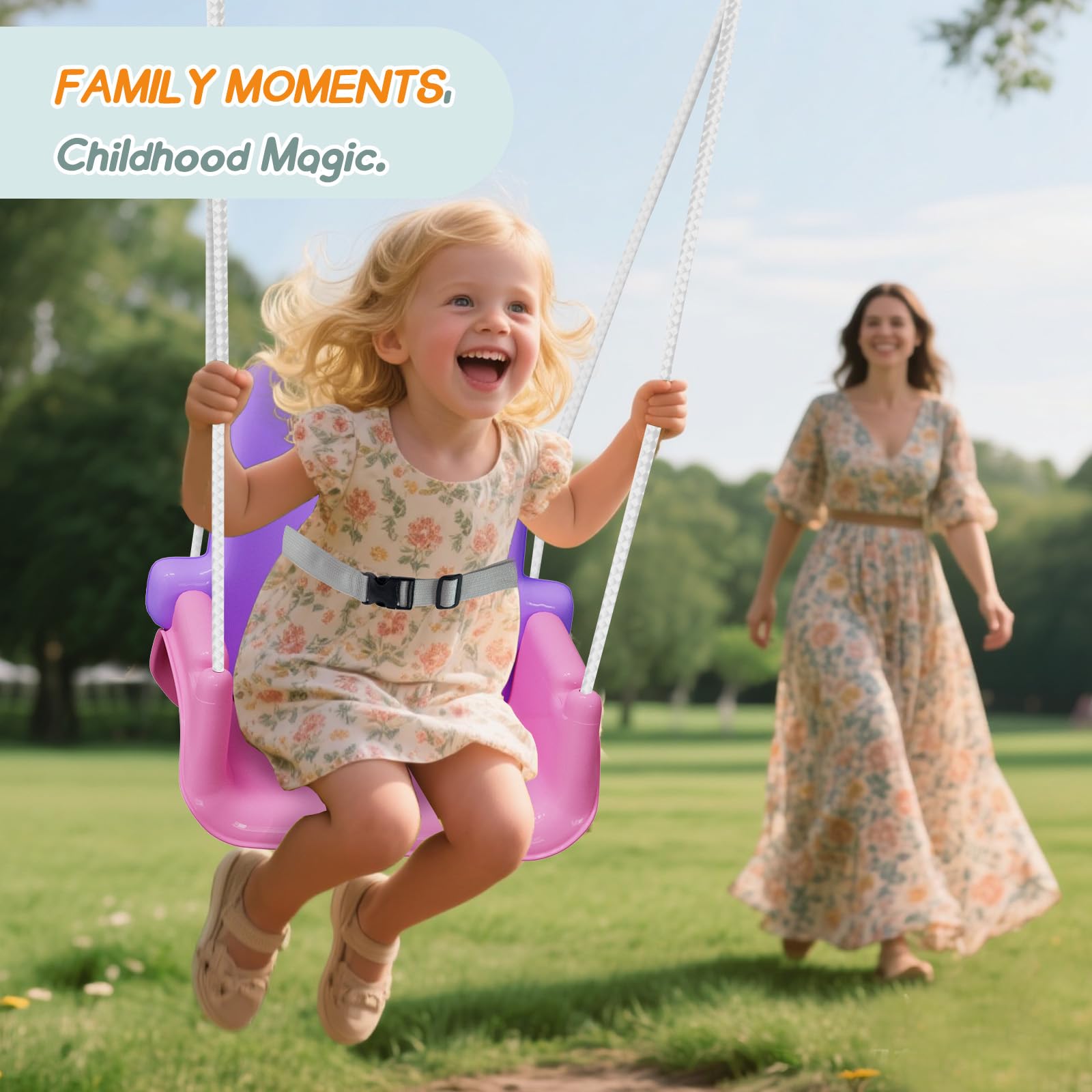 TOREVSIOR 4-in-1 design grows with your child from six months to ten years.