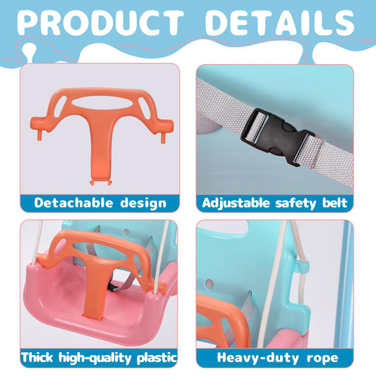 TOREVSIOR TALECO Gear toddler swing suitable for indoor and outdoor spaces.