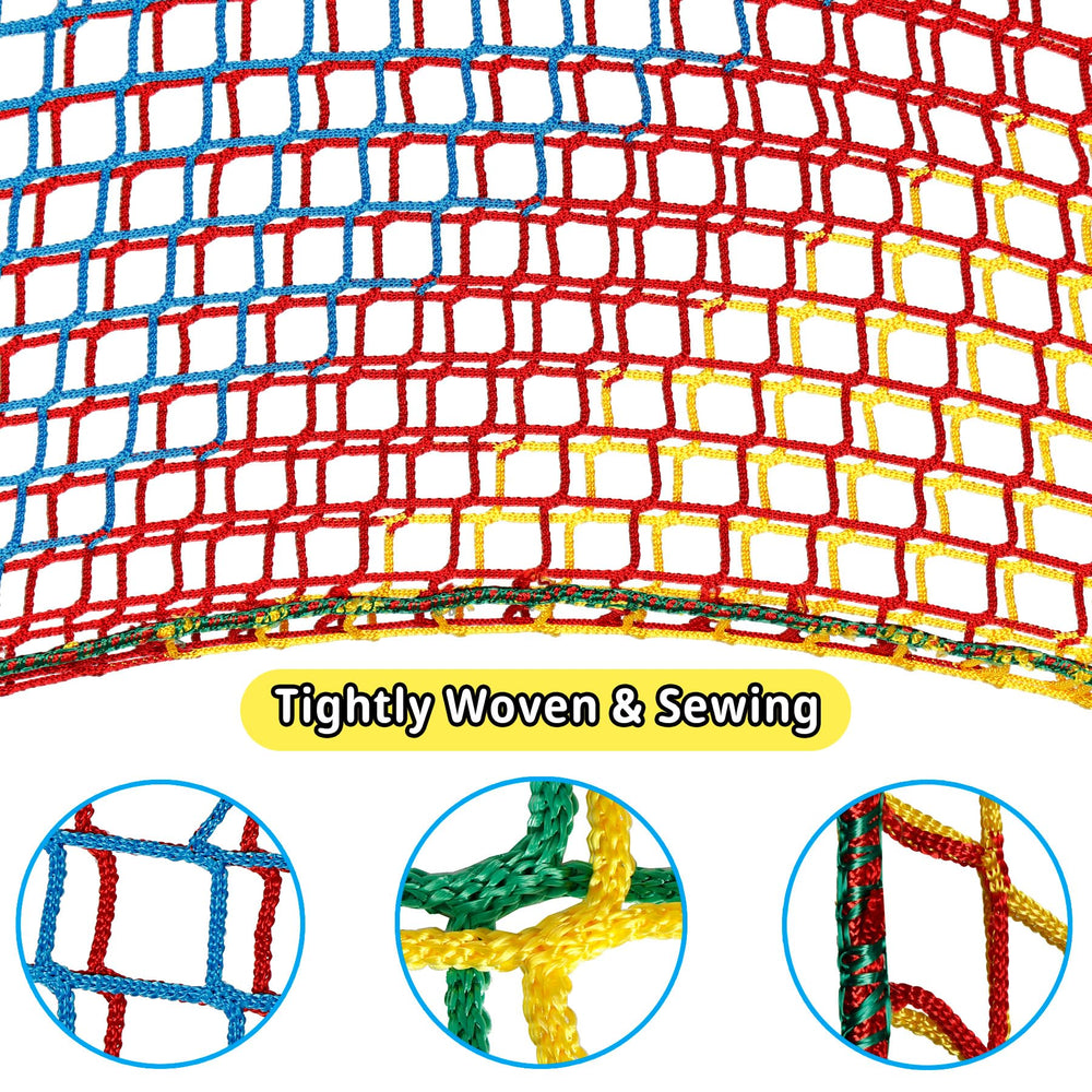 Toriexon foldable storage net demonstrates compact, easy stowaway after use.