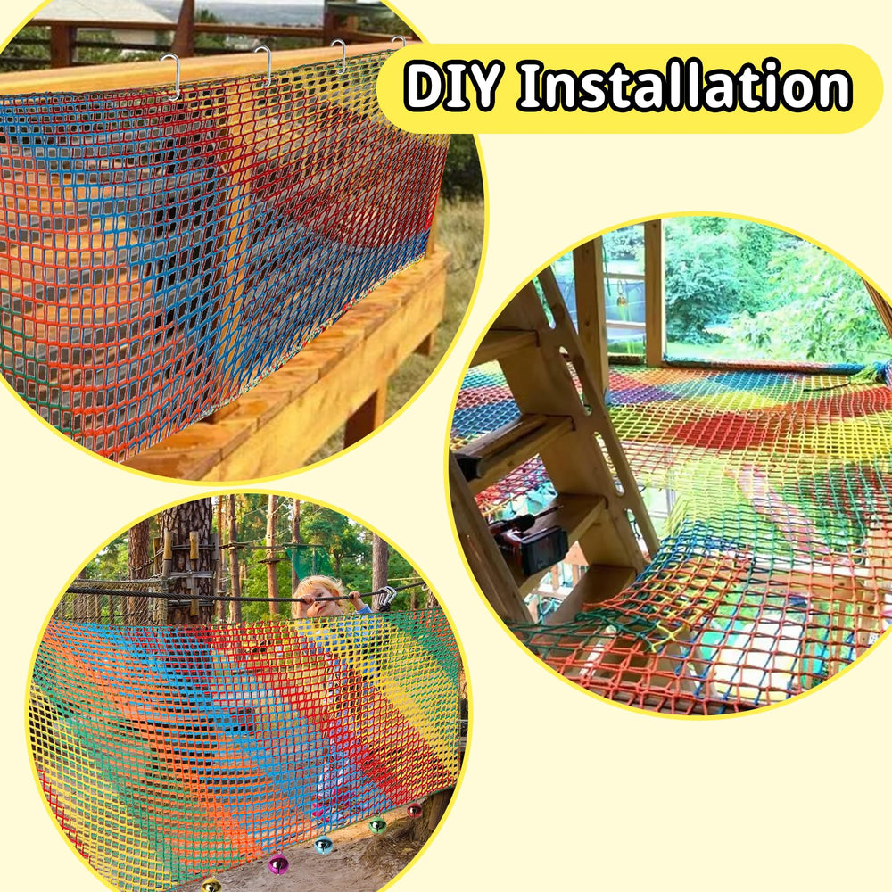 Toriexon weather resistant net endures wind and rain for outdoors.