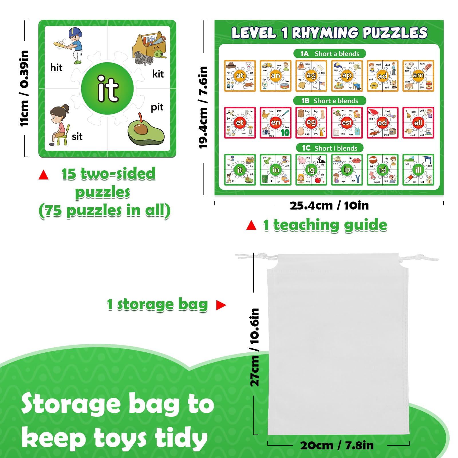 Torlam Phonics Puzzles homeschool kit motivates at-home reading practice