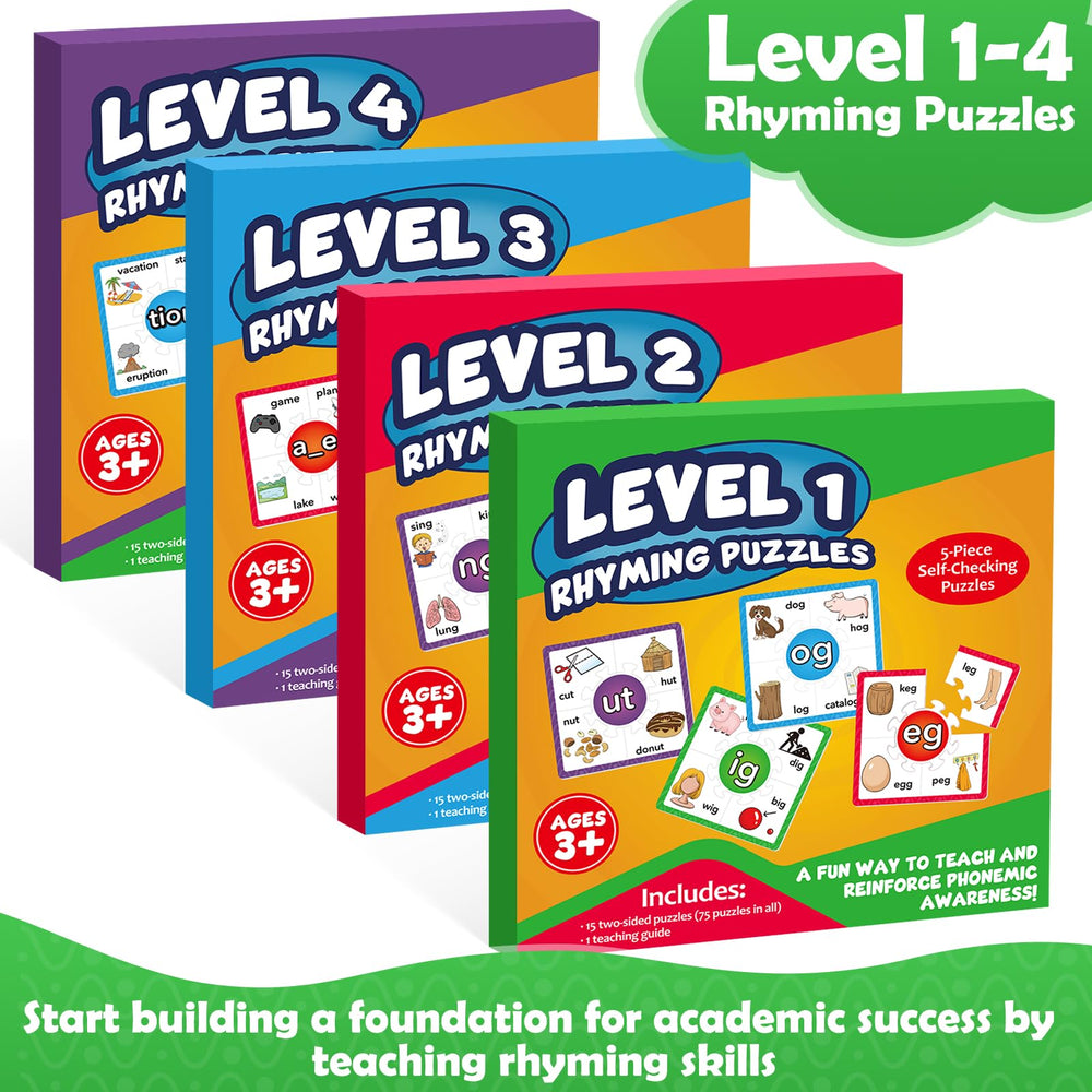 Torlam Phonics Puzzles sight words focus aids quick word recognition