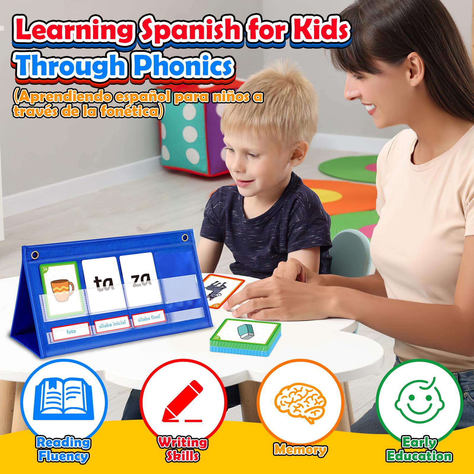 Torlam chart mounted on wall for flexible classroom or home use