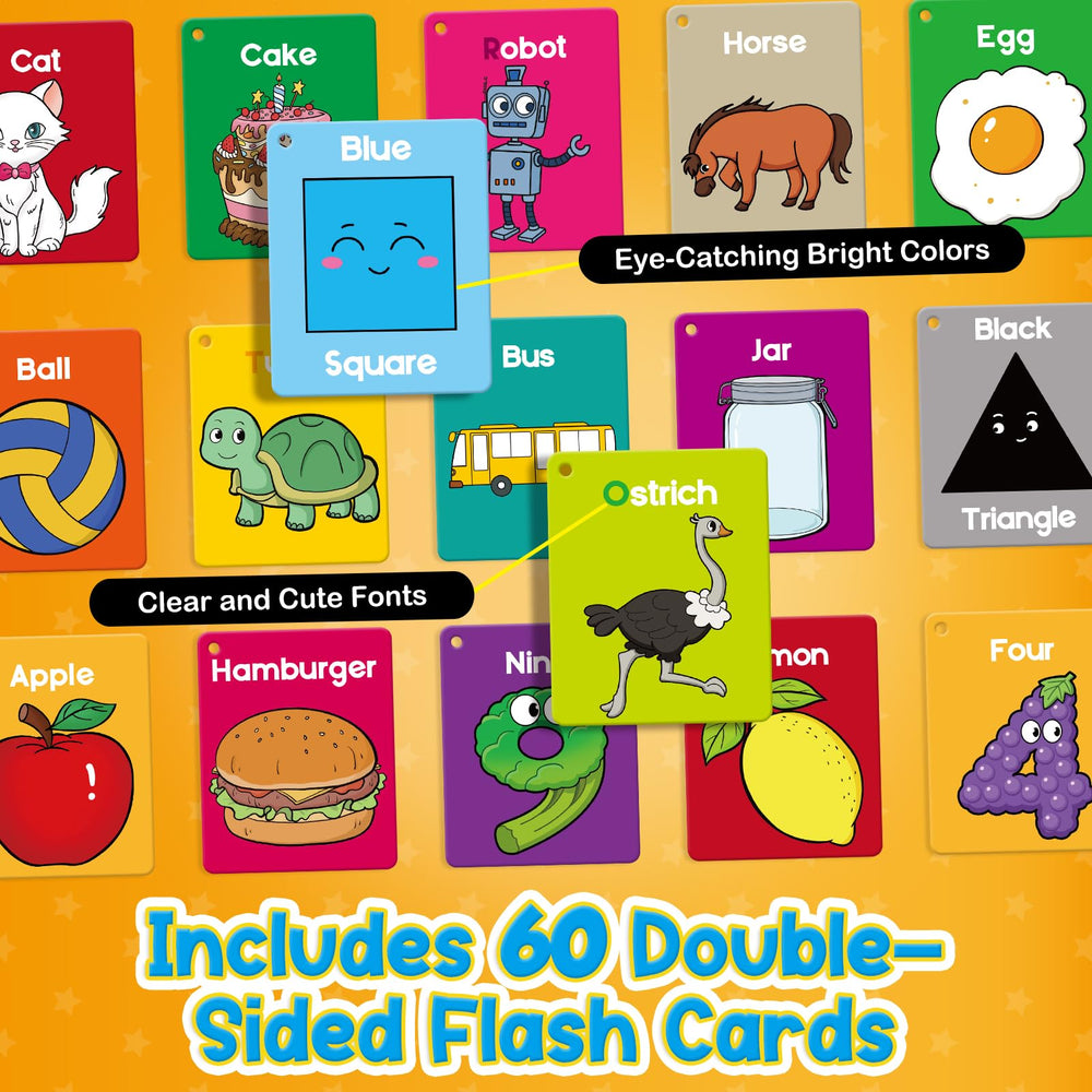Torlam flash cards – body parts illustrations for naming and gesture-based learning.