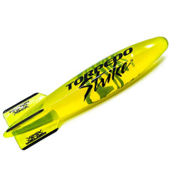 Torpedo Strike DartFin front view in yellow ready for pool play and practice