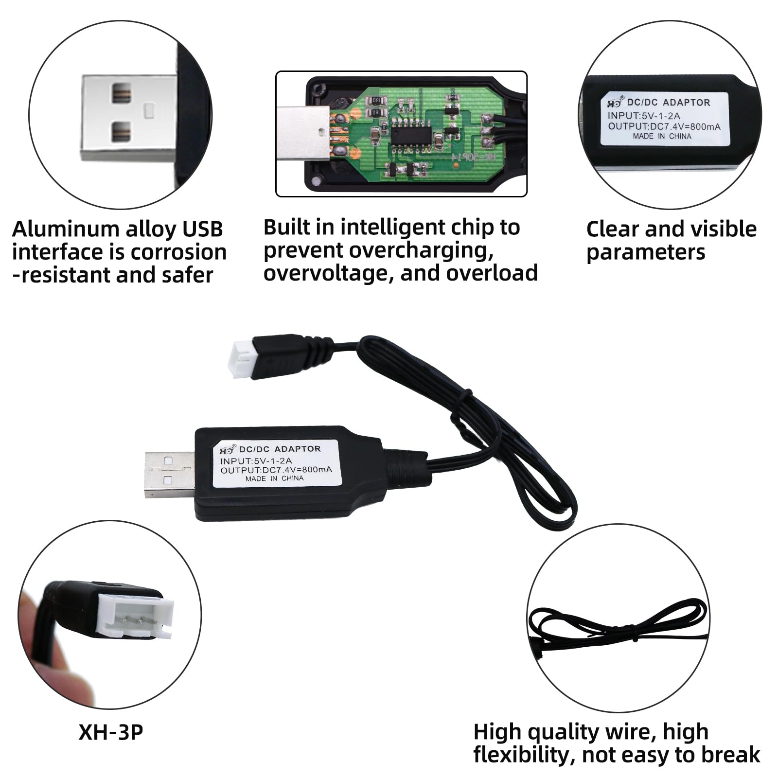Tosiicop battery weight around 47g for balanced RC setup.