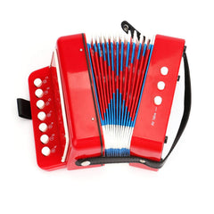 Tosnail small accordion left-side controls enable easy harmony and bass practice.