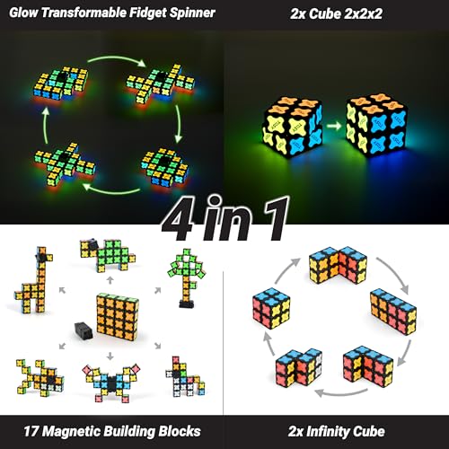 TOSY Infinity Cube buildable design supports dexterity and concentration during work.