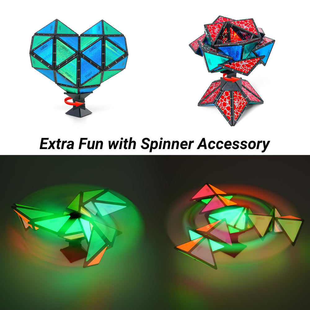 TOSY Magnet Pyramid Stone 2-spinners provide dynamic rotation options.