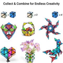 TOSY Magnet Pyramid Stone durable plastic with holographic stickers for eye-catching design.