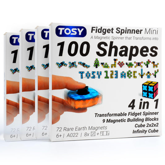 TOSY Magnet Fidget Spinner Mini with eight magnets spins smoothly for focus.