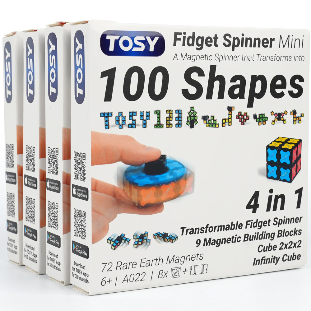TOSY Magnet Fidget Spinner Mini transformable spinner for smooth focus.