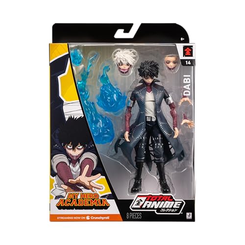 Total Anime Dabi alternate hands enable varied poses and accessories.