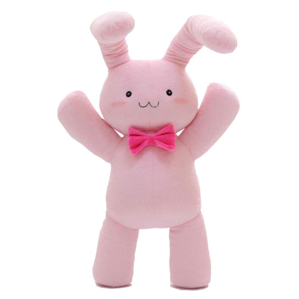 TOTENJS Ouran pink rabbit plush doll front view for cuddly display