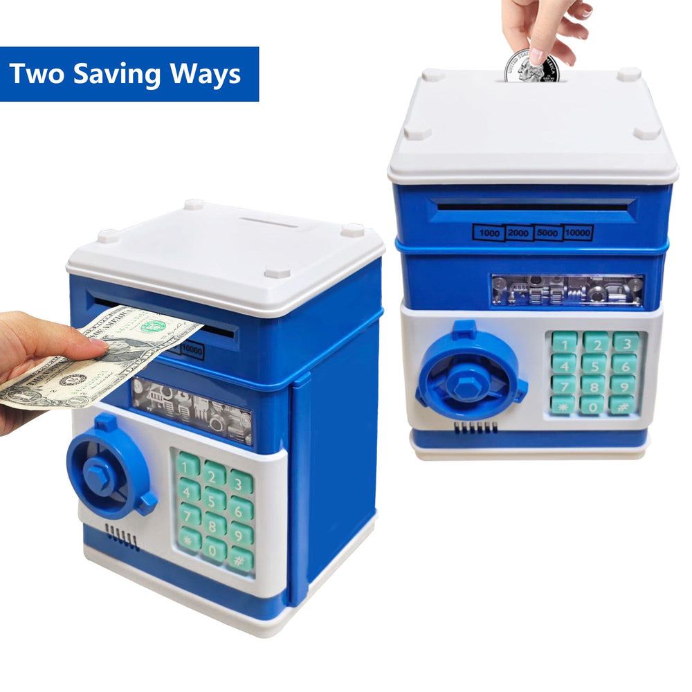 Totola Piggy Bank cash inlet absorbs coins for quick deposits