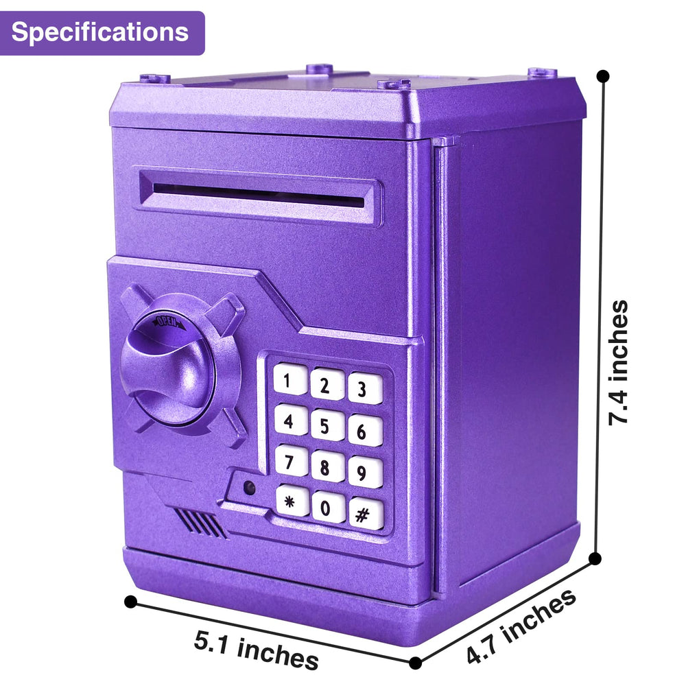 Totola Piggy Bank password protection panel keeps savings secure and private.