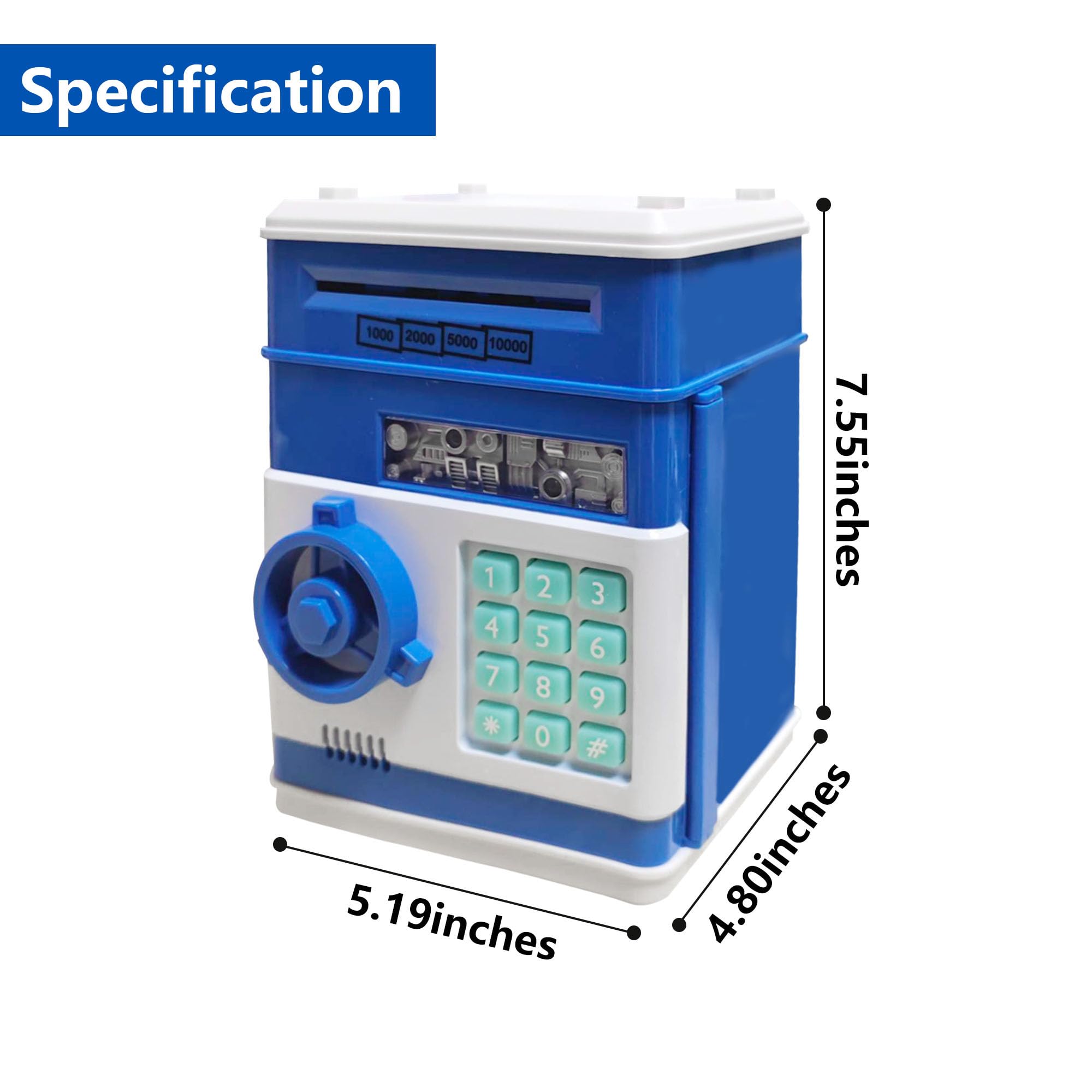 Totola Piggy Bank password protection feature shown for secure save