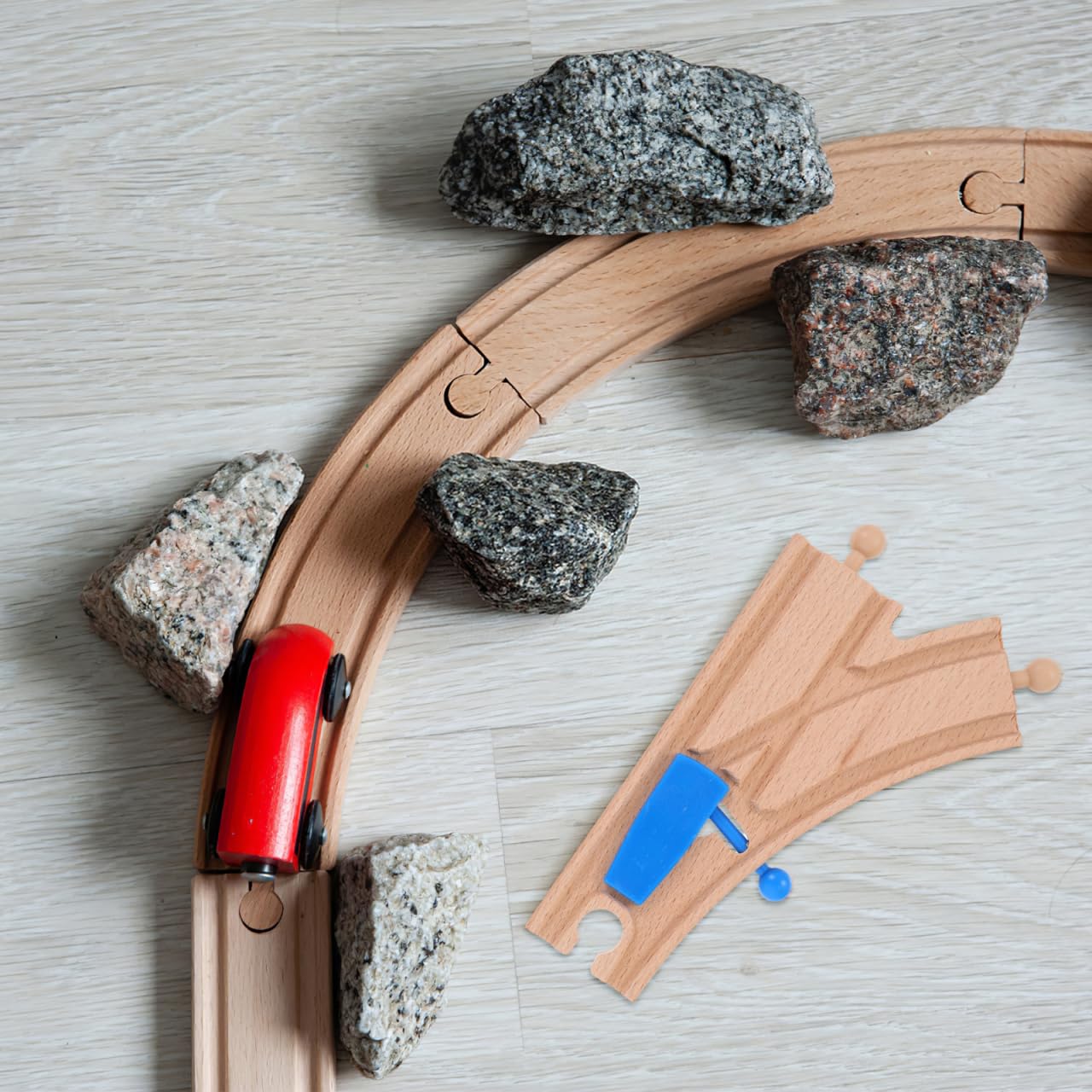 Totority switch-track action enables interactive routing for dynamic layouts