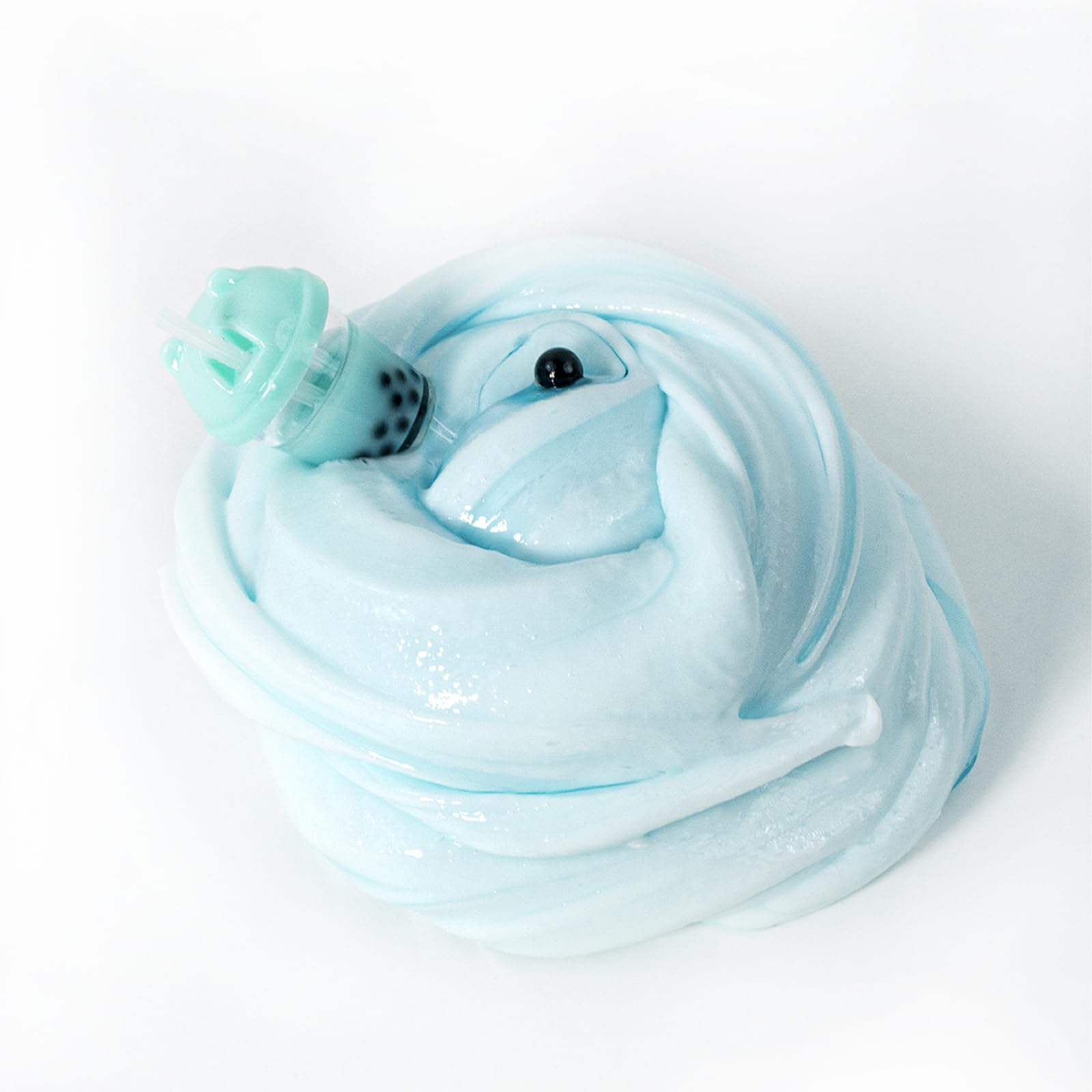 Tototang milk-grape scented slime with bright blue hue and aroma