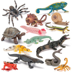 Totsmile axolotl figurine for imaginative rainforest play.